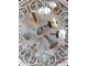 Kovovo-skleněná úchytka s designem hodin Paris – Ø 3*4 cm Clayre & Eef