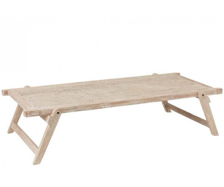 Konferenční stolek ve tvaru Army lehátka - 181*86*42 cm J-Line by Jolipa