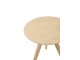 Přírodní odkládací stolek Scandinavian - Ø 50*49cm J-Line by Jolipa