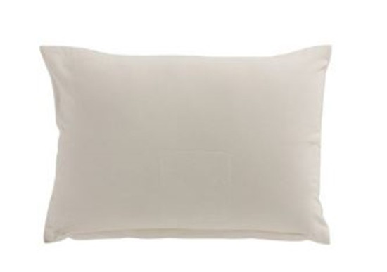 Bílý podélný polštář s designem kapek La Pluie - 30*50 cm J-Line by Jolipa Bílý podélný polštář s designem kapek La Pluie - 30*50 cm J-Line by Jolipa