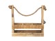 Dřevěná retro bedýnka na láhve s otvírákem - 32*11*32 cm Clayre & Eef