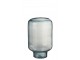 Modrá skleněná váza / svícen Light Blue L - 22*22*37 cm J-Line by Jolipa
