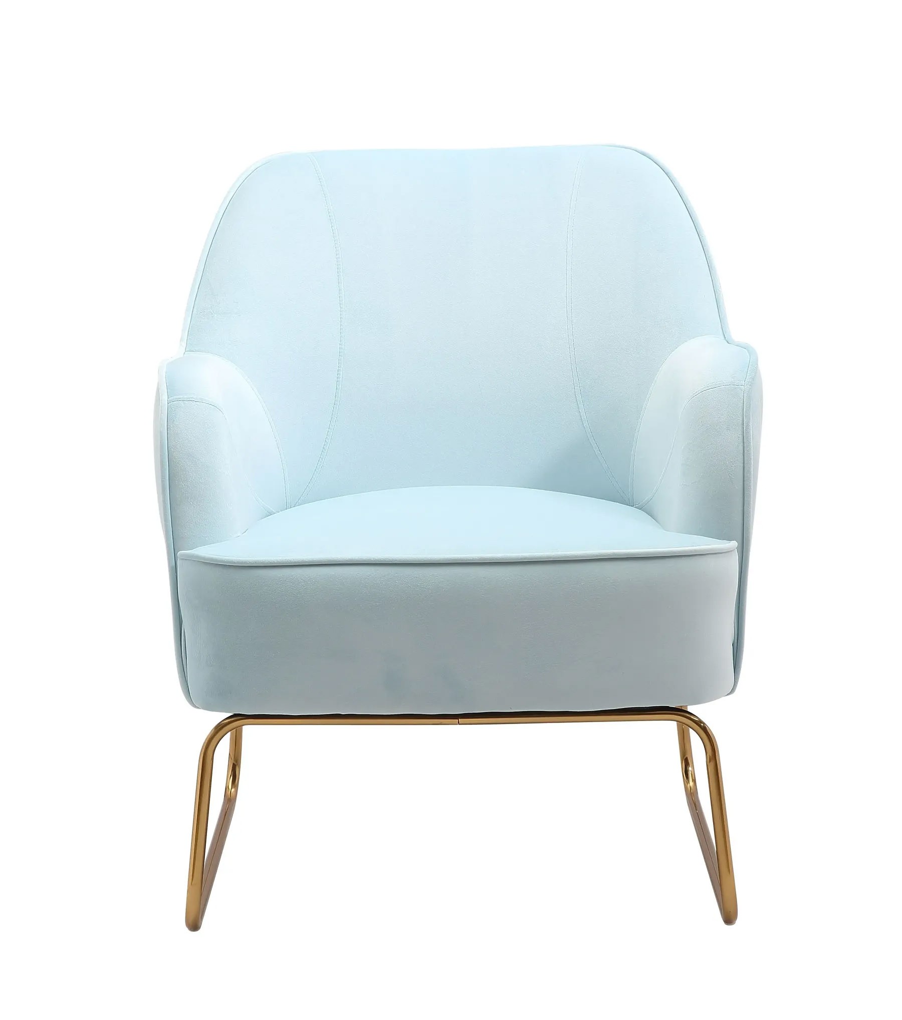 Světle modré sametové křesílko Firenze light blue - 65*75*80cm Collectione Světle modré sametové křesílko Firenze light blue - 65*75*80cm Collectione