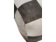 Čtvercový puf z kravské kůže - 44*44*46 cm J-Line by Jolipa
