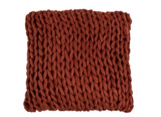 Pletený vínový polštář Tricot - 40*40 cm