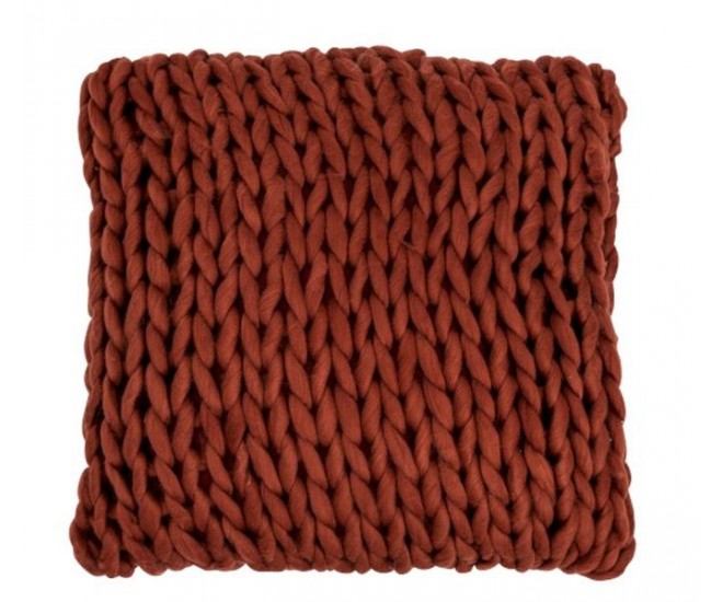 Pletený vínový polštář Tricot - 40*40 cm J-Line by Jolipa