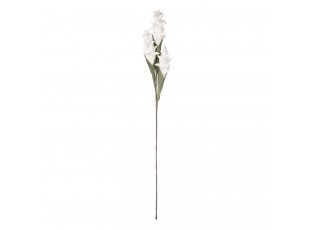 Bílá umělá květina s listy Rosaire - 106 cm