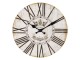 Vintage nástěnné hodiny s římskými číslicemi Paris – Ø 30*3 cm / 1*AA Clayre & Eef