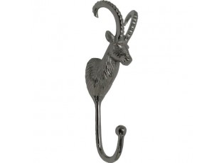 Nástěnný kovový háček Kozoroh - 9*9*25cm
