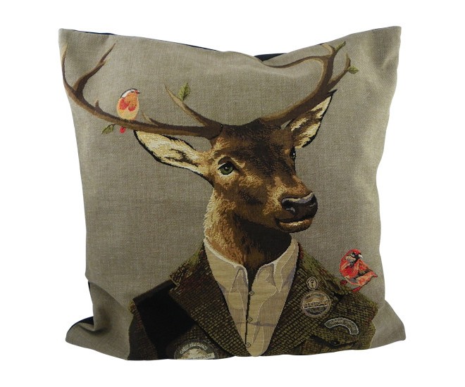 Gobelínový polštář Jelen - 45*15*45 cm Mars & More 