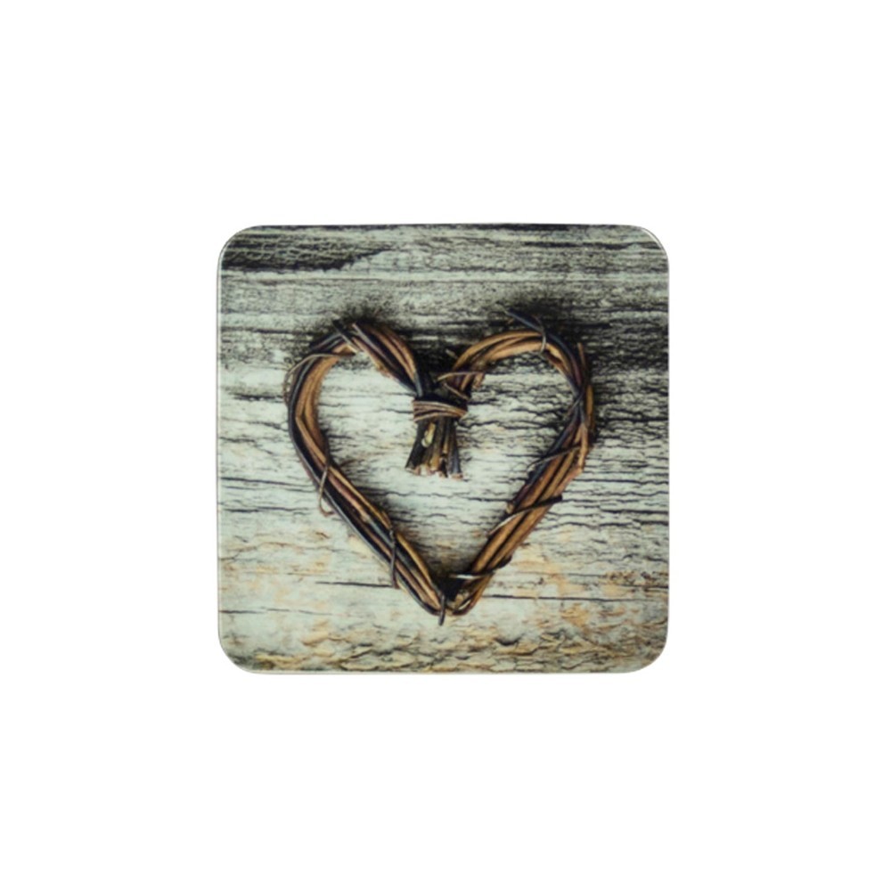 6ks pevné korkové podtácky srdce z větviček Heart Twig - 10*10*0,4cm Mars & More 6ks pevné korkové podtácky srdce z větviček Heart Twig - 10*10*0,4cm Mars & More