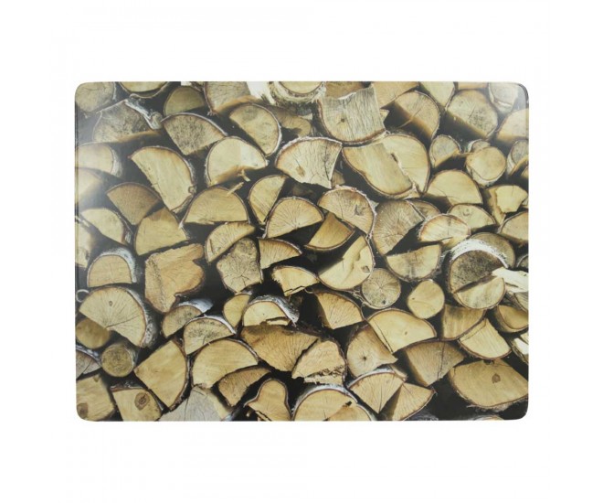 4ks pevné korkové prostírání dřevo Firelace wood - 30*40*0,4cm Mars & More 