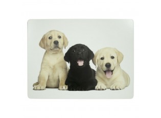 4ks pevné korkové prostírání štěňata labradora - 30*40*0,4cm