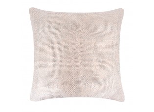 Růžový polštář se stříbrnou patinou Gypsy - 45*10*45cm