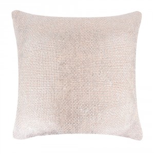 Růžový polštář se stříbrnou patinou Gypsy - 45*10*45cm
