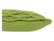 Pistáciově zelený polštář s výplní Macrame - Ø 45*10 cm J-Line by Jolipa