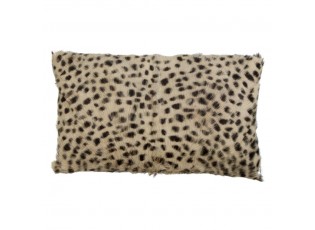Obdélníkový polštář Leopard z kozí kůže - 50*30*10cm
