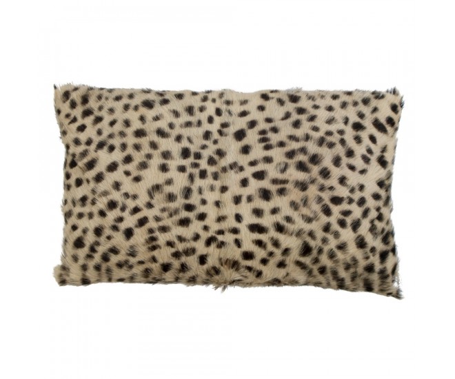 Obdélníkový polštář Leopard z kozí kůže - 50*30*10cm Mars & More 