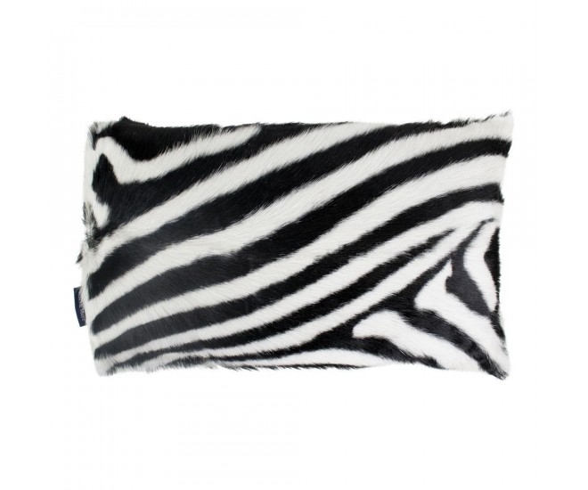 Kožený polštář dekor zebra - 50*30*10cm Mars & More 