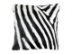 Kožený polštář dekor zebra - 40*40*10cm Mars & More 