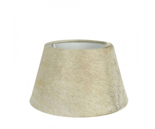 Stínidlo lampy z kravské kůže béžová - Ø 20* Ø 31*18,5cm Mars & More 