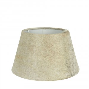Stínidlo lampy z kravské kůže béžová - Ø 20* Ø 31*18,5cm