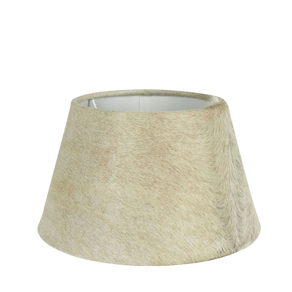 Stínidlo lampy z kravské kůže béžová - Ø 20* Ø 31*18,5cm