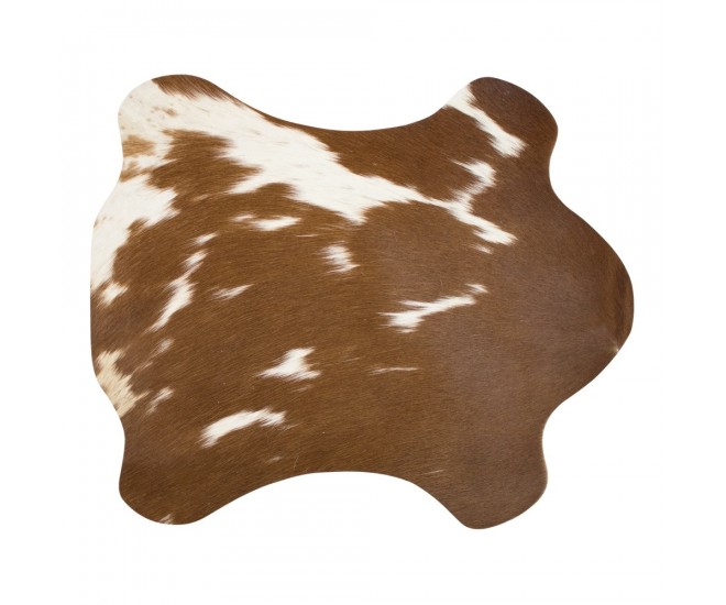 Prostírání z hovězí kůže hnědá/bílá - 30*48*1cm Mars & More 