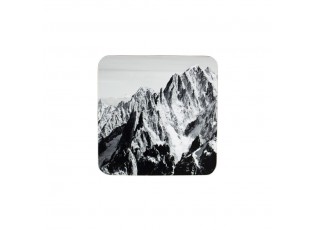 Pevné korkové podtácky Mont Blanc set 6ks - 10*10*0,4cm