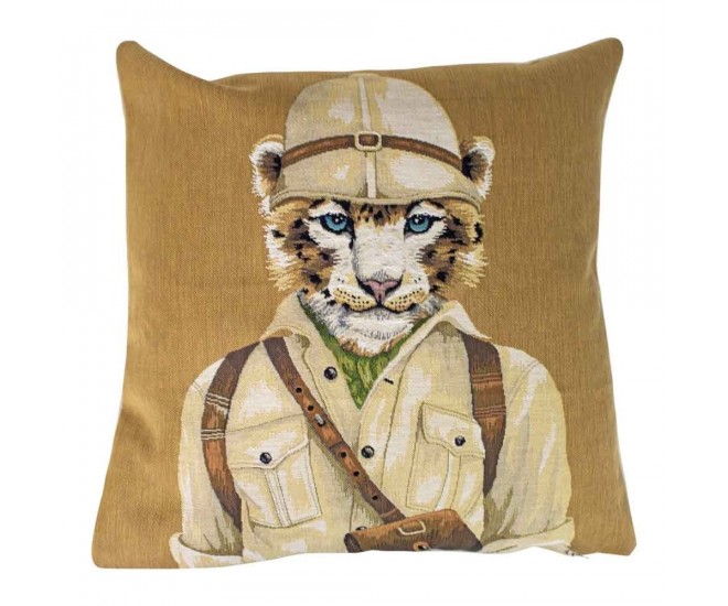 Gobelínový polštář safari Panter - 45*15*45cm Mars & More 
