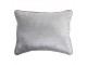 Obdélníkový šedo stříbrný sametový polštář Grey - 35*45cm Mars & More 