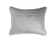 Obdélníkový šedo stříbrný sametový polštář Grey - 35*45cm Mars & More 