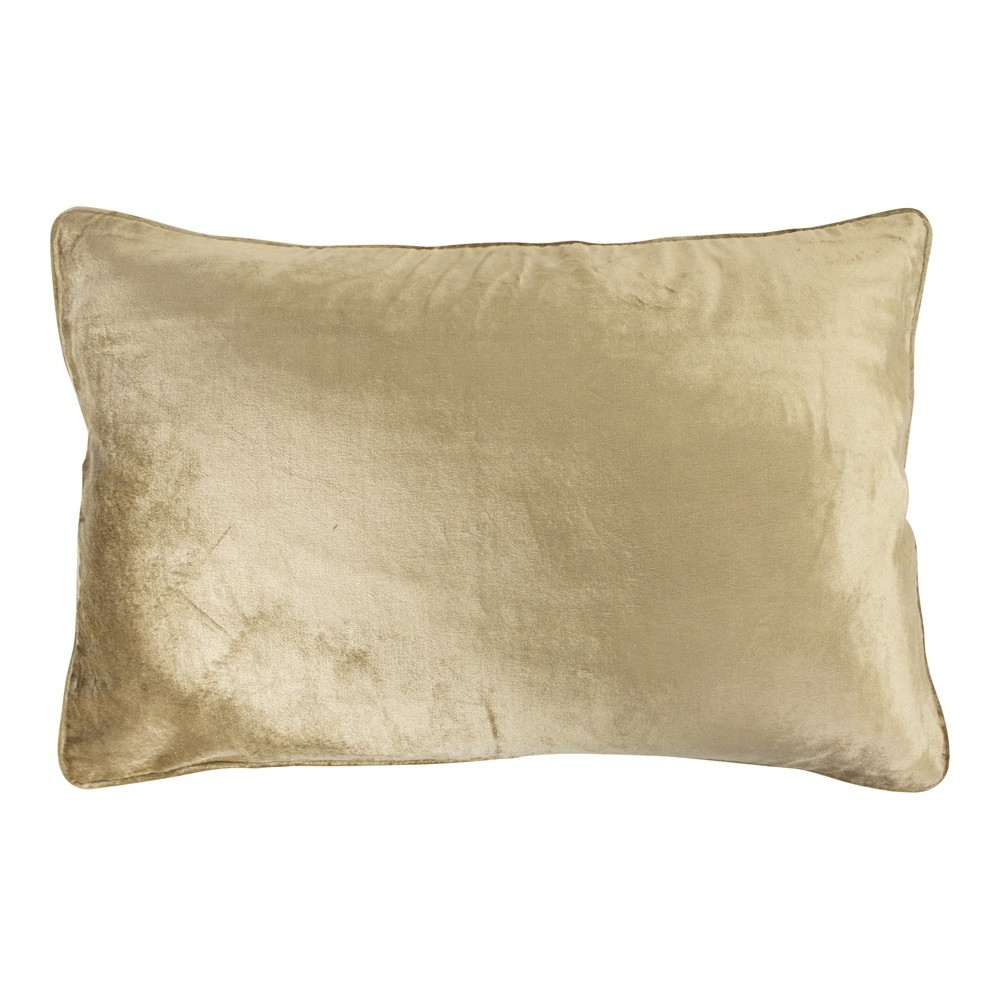 Veliký zlatý sametový polštář Goldien - 40*60cm
