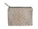 Taupe sametová toaletní taštička - 15*21cm Mars & More 