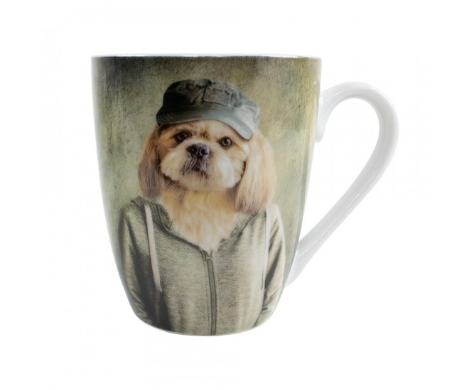 Porcelánový hrnek mr. Dog- 11,5*8,5*10cm - 0,4l Mars & More 