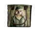 Sametová kabelka s koženými uchy mr. Dog - 32*30*19cm Mars & More 