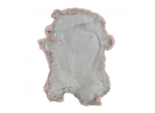 Růžová králičí kůže Rabb - 30*2*40cm
