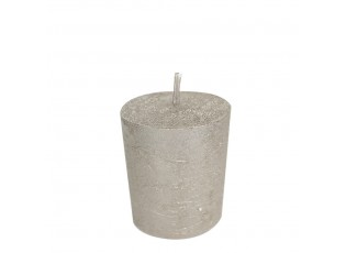 Metalická svíčka Champagne - Ø 7*10cm
