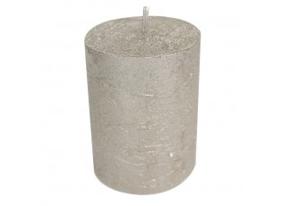 Metalická svíčka Champagne - Ø10*20cm