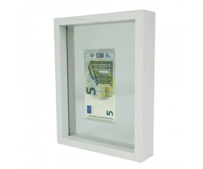 Dekorativní rámeček se světlým rámem - 27,5*35*5cm Mars & More 