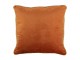 Oranžový sametový polštář obšitý krouceným zlatým provázkem Velvet - 45*10*45cm Mars & More 