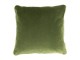 Zelený sametový polštář obšitý krouceným zlatým provázkem Velvet - 45*10*45cm Mars & More 