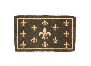Rohožka z kokosových vláken Fleur de lis - 75*45*4cm