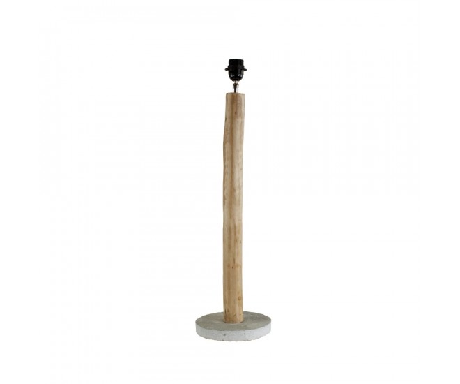 Dřevěná základna ke stolní lampě Eukalyptus - Ø 20*71cm/E27 Mars & More 