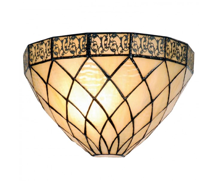 Nástěnná lampa Tiffany Filligree - 30*15*20 cm 1x E14 / Max 40W Clayre & Eef