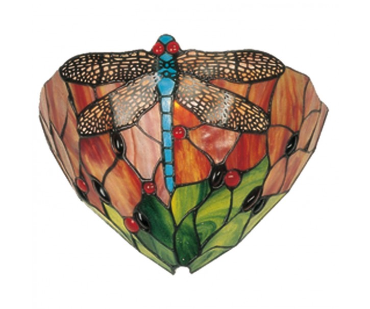 Nástěnná lampa Tiffany - 30*15*20 cm 1x E14 / Max 40W Clayre & Eef