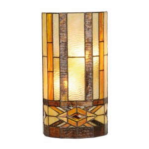 Nástěnná lampa Tiffany Amsterdam - 20*11*36 cm 2x E14 / Max 40W