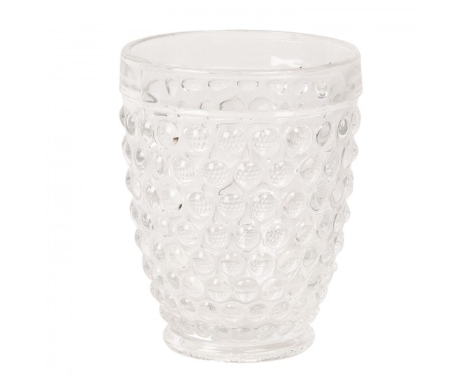 Transparentní sklenice na vodu - Ø 8*10 cm Clayre & Eef