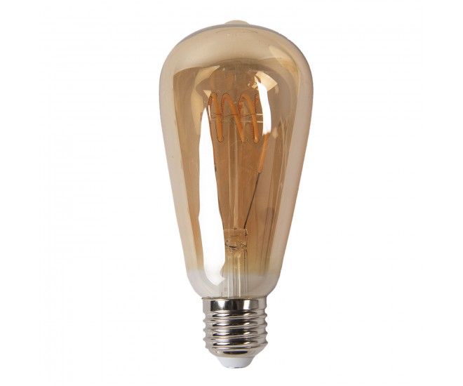 Žárovka Antique LED Bulb Spiral - Ø 6*14 cm E27/3W Clayre & Eef
