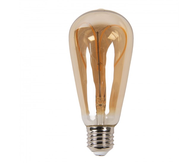 Žárovka Antique LED Bulb Heart - Ø 6*14 cm E27/3W Clayre & Eef